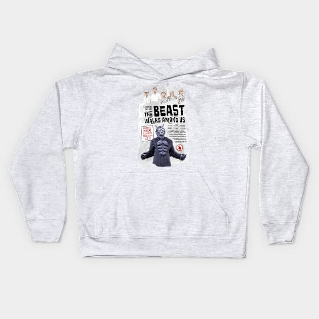 "The Phantom Lake Kids in The Beast Walks Among Us" Poster Kids Hoodie by SaintEuphoria